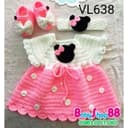VL- Váy xòe hồng
